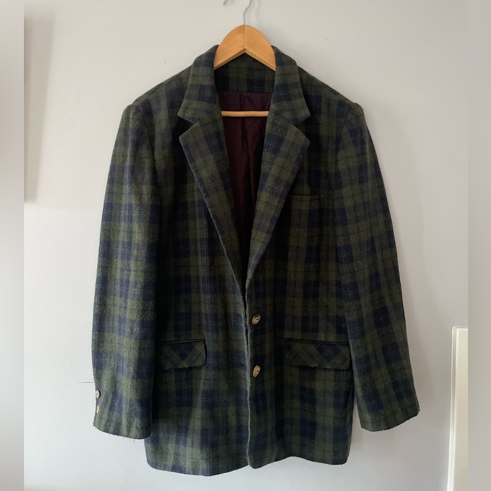 Classic Plaid Blazer